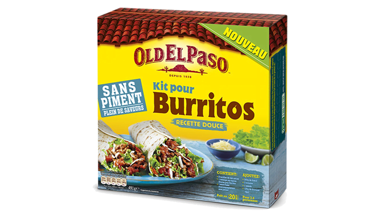 extra mild super tasty burrito kit
